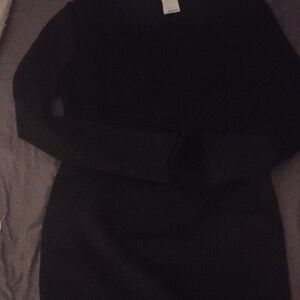 BCBGMaxAzria Classic Black Long Sleeve Dress